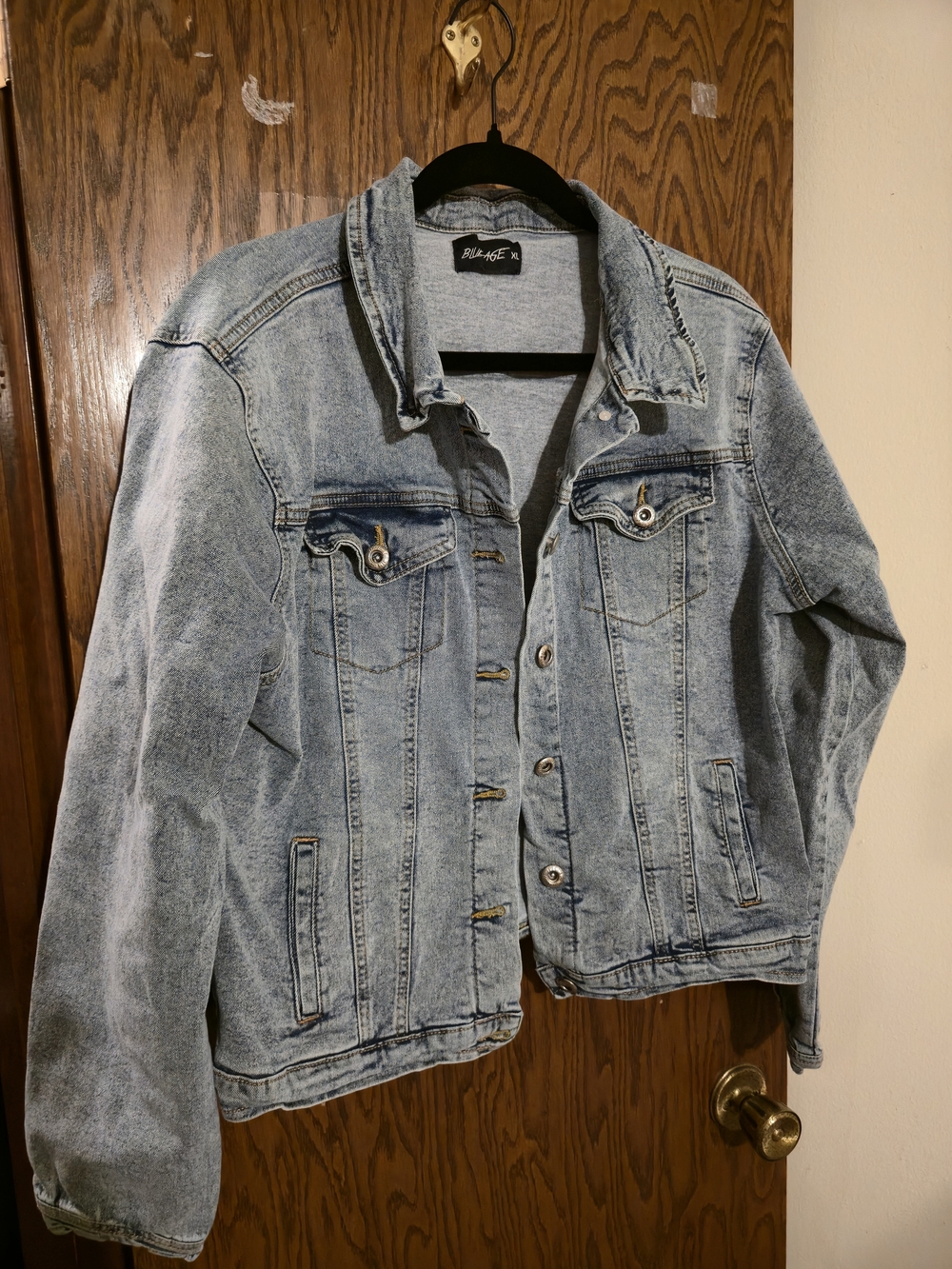 Washed Light Blue Denim Jacket